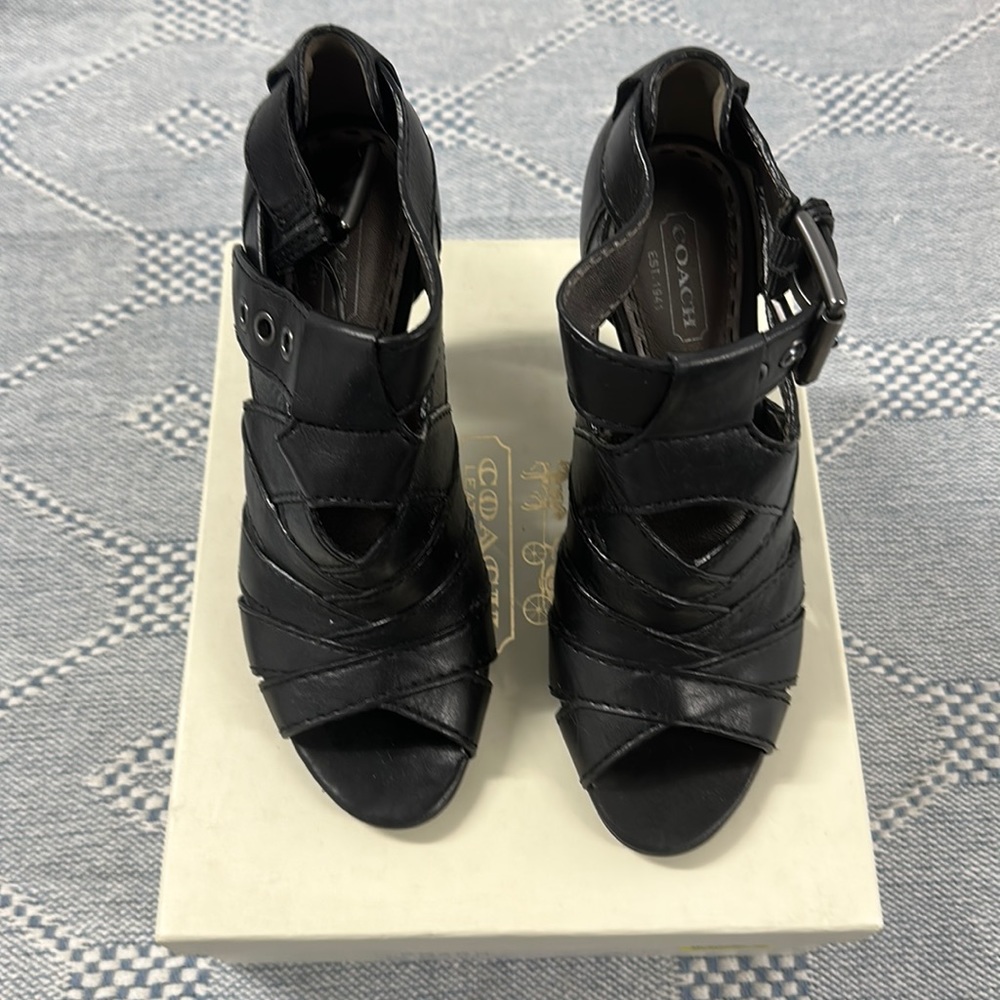 Coach Harah Heels in black